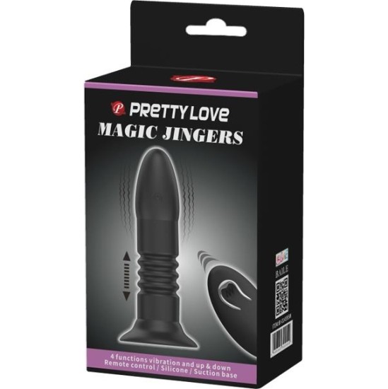 Prettylove Butt Plug Magic Jinger Up and Down Movement