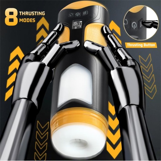 Juicy Lamour Alston Thrusting and Rotating Masturbator