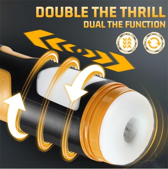 Juicy Lamour Alston Thrusting and Rotating Masturbator