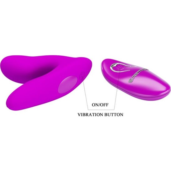 Prettylove Melvin Vibrating But Plug with Remote