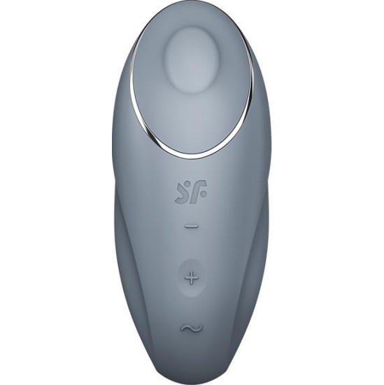 Satisfyer Tap and Climax 1 Vibrator and tapping Grey