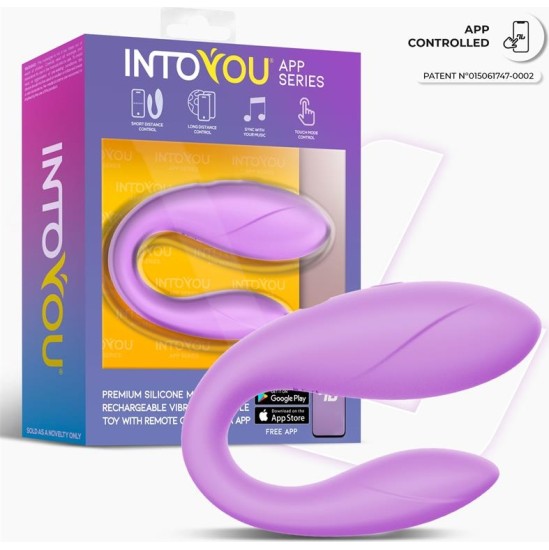 Intoyou App Series Couple Toy with App Flexible Silicone Lavender