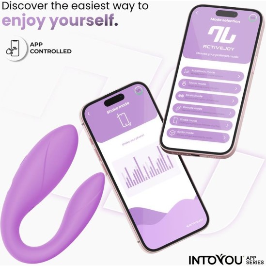 Intoyou App Series Couple Toy with App Flexible Silicone Lavender