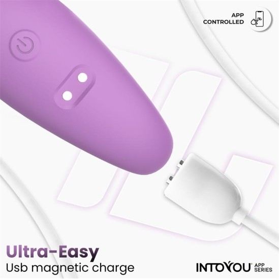 Intoyou App Series Couple Toy with App Flexible Silicone Lavender