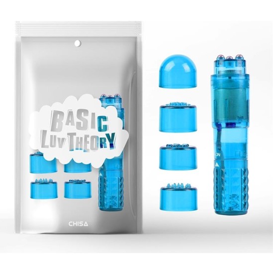 Chisa Mini Massager 3 Heads Blue