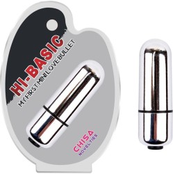 Chisa Vibrating Bullet Hi-Basic 5.8 x 1.8 cm Silver