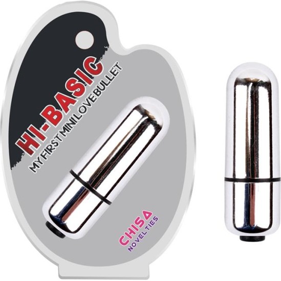 Chisa Vibrating Bullet Hi-Basic 5.8 x 1.8 cm Silver