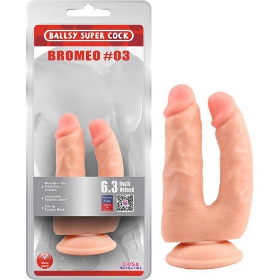 Chisa Double Dildo Bromeo N3 Flesh