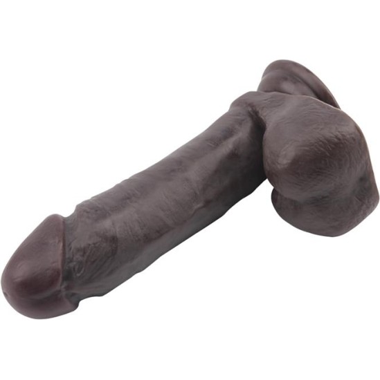 Chisa Dildo Dual density Fashion Dude 7.9 Brown