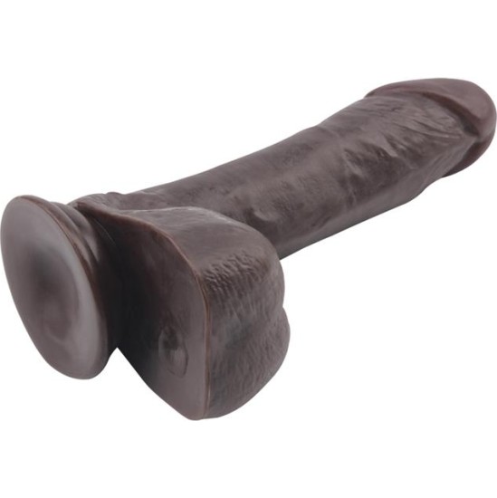 Chisa Dildo Dual density Fashion Dude 7.9 Brown