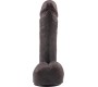 Chisa Dildo Dual density Fashion Dude 7.9 Brown