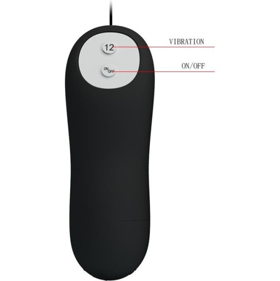 Prettylove Plug Anal con 12 Patrones de Vibraci?n