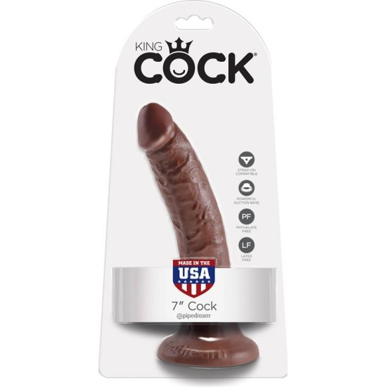 King Cock 17,78 cm Cock - Brown