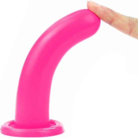Lovetoy Stimulator Holy Dong 5.5 Liquid Silicone Pink