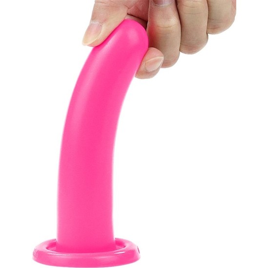 Lovetoy Stimulator Holy Dong 5.5 Liquid Silicone Pink