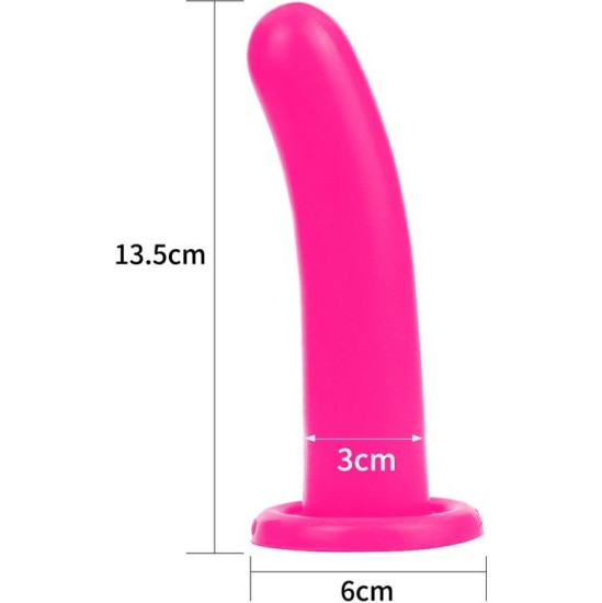 Lovetoy Stimulator Holy Dong 5.5 Liquid Silicone Pink