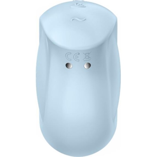 Satisfyer Sugar Rush Clitoris Sucker and Vibe Blue