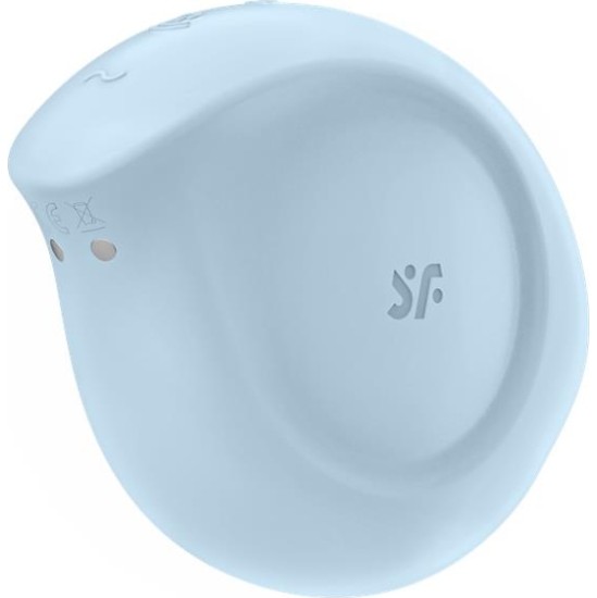Satisfyer Sugar Rush Clitoris Sucker and Vibe Blue