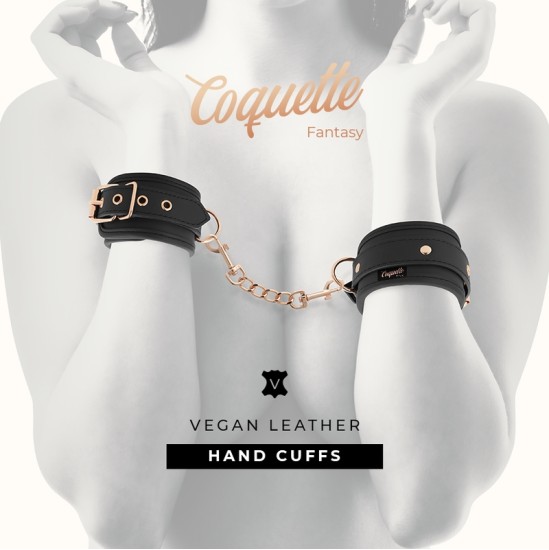 Coquette Fantasy COQUETTE CHIC DESIRE - FANTASY VEGAN LEATHER HANDCUFFS