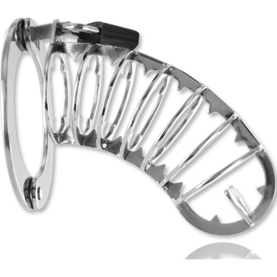 Metal Hard PENIS CAGE WITH SECURITY LOCK 14 CM