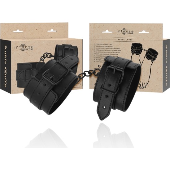 Intense Fetish INTENSE - FETISH VEGAN LEATHER ANKLE CUFFS
