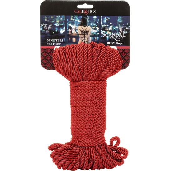 Calexotics SCANDAL RED BDSM ROPE 30 M