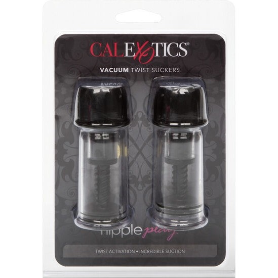 Calexotics VACCUM TWIST NIPPLE SUCTION CUP BLACK