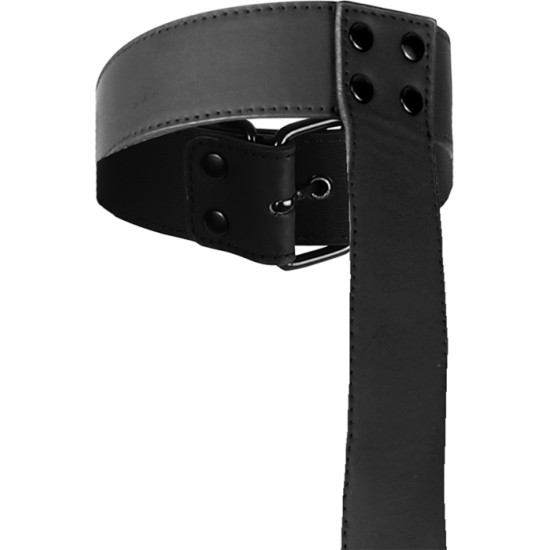 Fetish Submissive Bondage COLLAR & WRIST CUFFS BODY RESTRAINT SET