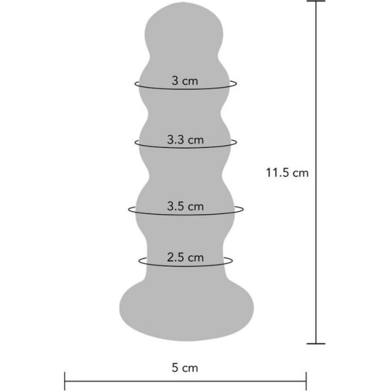 Toyjoy BUTTOCKS THE RADIANT GLASS BUTTPLUG