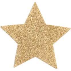 Bijoux Flash Collection BIJOUX - INDISCRETS FLASH GOLDEN STAR NIPPLE COVERS