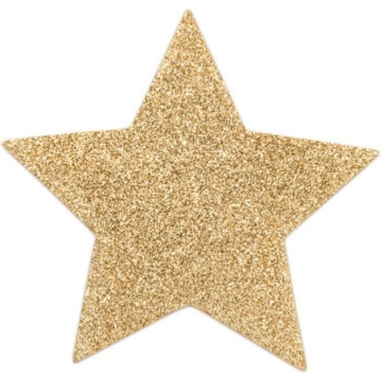 Bijoux Flash Collection BIJOUX - INDISCRETS FLASH GOLDEN STAR NIPPLE COVERS