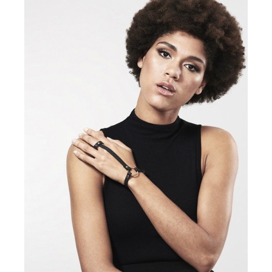 Bijoux Maze BIJOUX - INDISCRETS MAZE BRACELET / HAND HARNESS BLACK