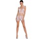 Passion Woman PASSION - WOMAN BS090 WHITE BODYSTOCKING ONE SIZE