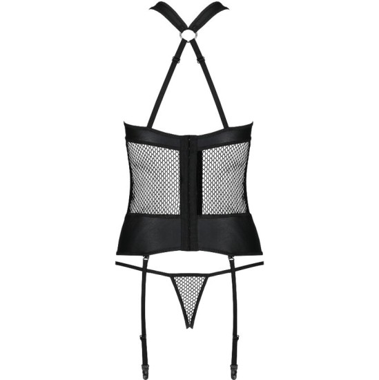 Passion Woman PASSION - AMANDA CORSET ECOLOGICAL LEATHER L/XL