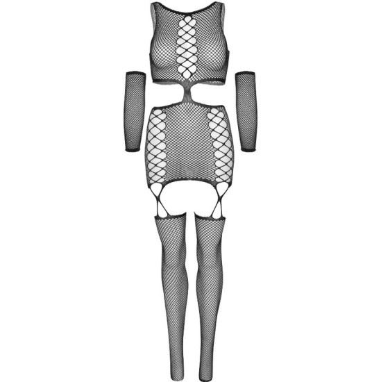 Leg Avenue Dresses LEG AVENUE - GARTER DRESS WITH GLOVES ONE SIZE