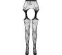 Passion Woman Garter & Stock PASSION - ECO COLLECTION BODYSTOCKING ECO S001 BLACK