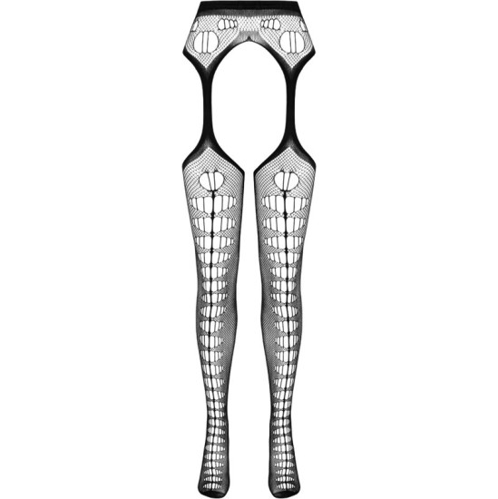 Passion Woman Garter & Stock PASSION - ECO COLLECTION BODYSTOCKING ECO S008 BLACK