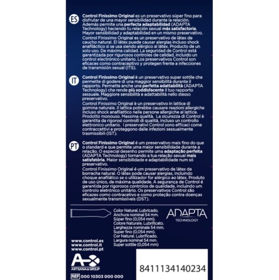 Control Condoms CONTROL - FINISSIMO ORIGINAL 6 UNITS