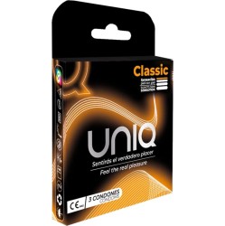 Uniq CLASSIC LATEX FREE CONDOMS 3 UNITS