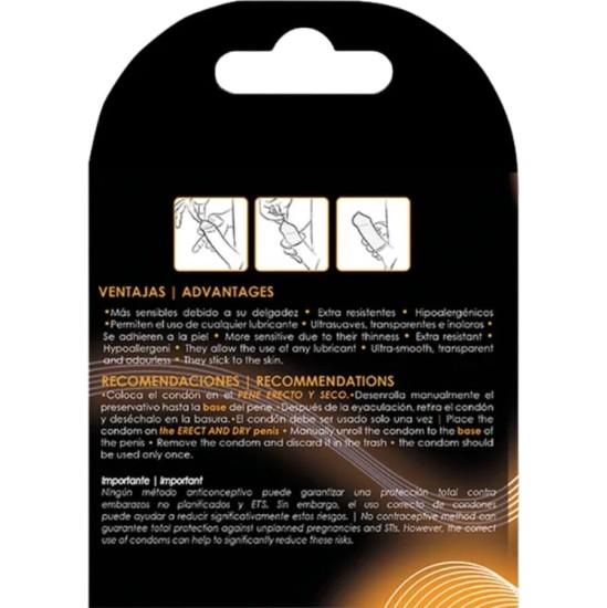 Uniq CLASSIC LATEX FREE CONDOMS 3 UNITS