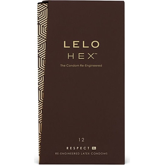 Lelo HEX CONDOMS RESPECT XL 12 PACK