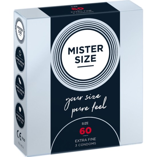 Mister Size CONDOM SIZE XL 60 MM (3 UNITS)