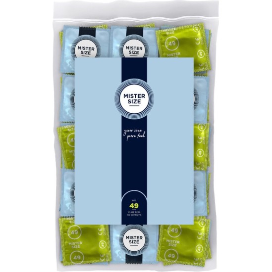 Mister Size CONDOM SIZE S 49 MM (100 UNITS)