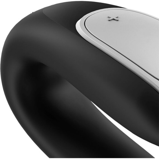 Satisfyer Connect SATISFYER - DOUBLE FUN PARTNER VIBRATOR BLACK