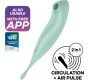 Satisfyer Connect SATISFYER - TWIRLING PRO+ AIR PULSE STIMULATOR & VIBRATOR APP GREEN