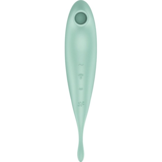 Satisfyer Connect SATISFYER - TWIRLING PRO+ AIR PULSE STIMULATOR & VIBRATOR APP GREEN