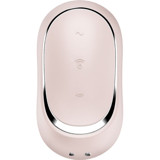 Satisfyer Air Pulse SATISFYER - PRO TO GO 2 DOUBLE AIR PULSE STIMULATOR & VIBRATOR BEIGE