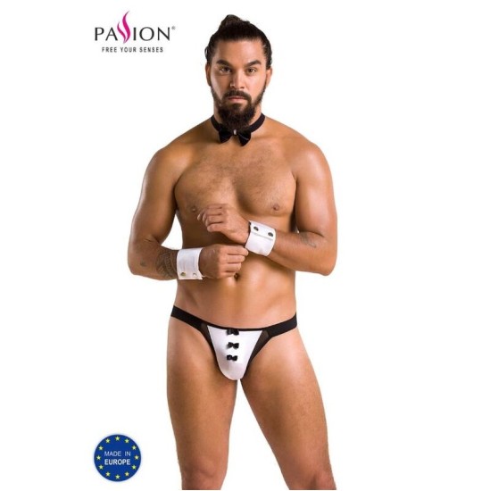 Passion Men PASSION - 036 SLIP ALFROJO ЧЕРНЫЙ L/XL