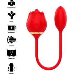 MIA VIENOS DVIGUBAS MALONUMAS LAIŽYMAS + VIBRUOJAMAS KIAUŠINIS