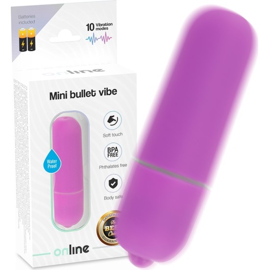 Online Mini violetā krāsā vibrējoša lode